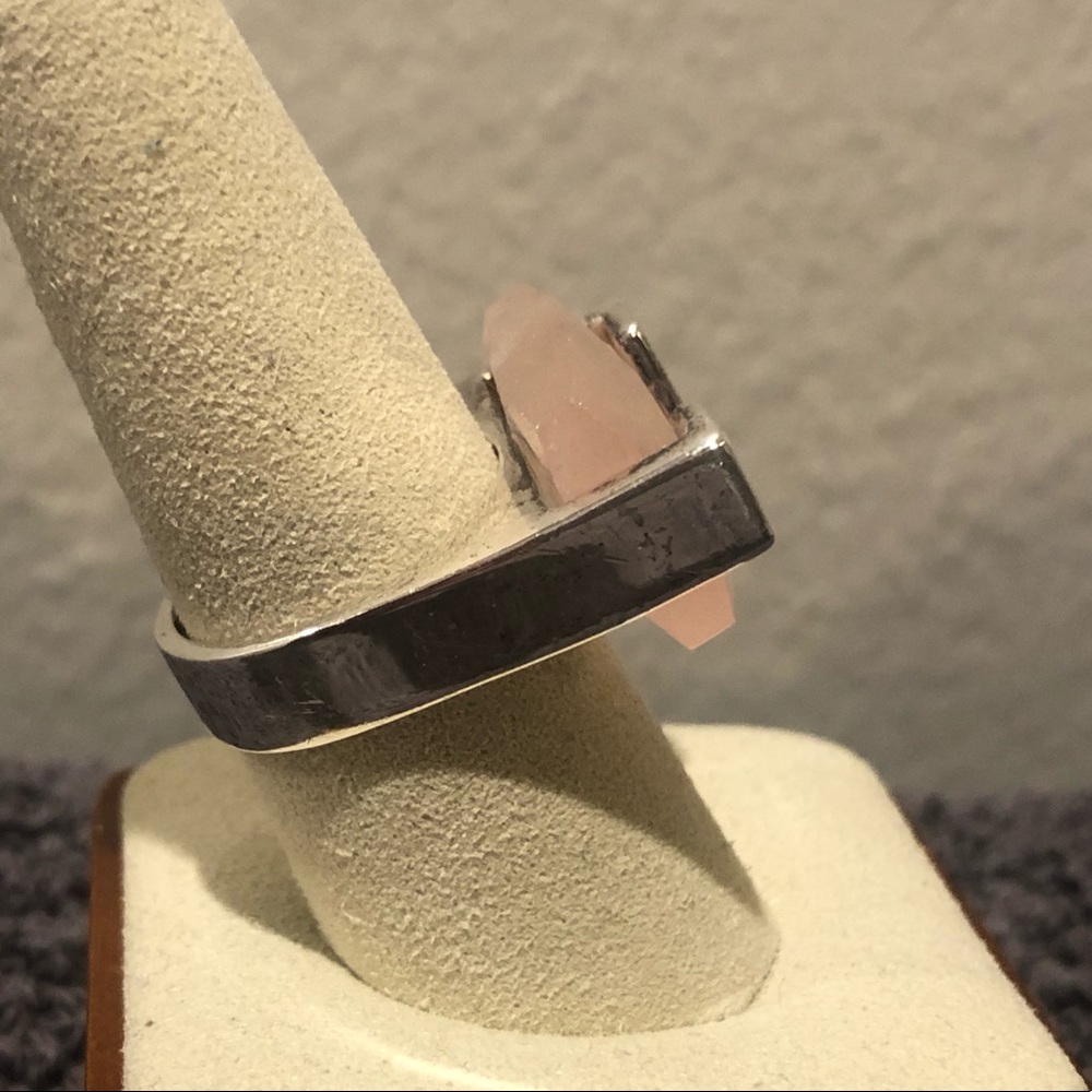 💍 [Sundance] Southwestern Rose Quartz Ring, Size 7 1/2, EUC - Picture 5 of 11